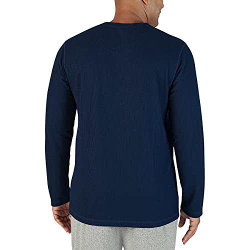 Eddie Bauer Men's Pajama Set, Comfortable Raglan Shirt and Pants Sleepwear Set (Medium, Blue-Grey)4