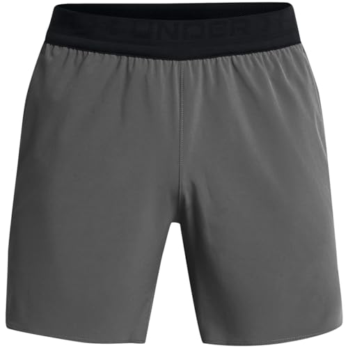 Short UA Peak Woven gris pour homme taille M | Performance Under Armour