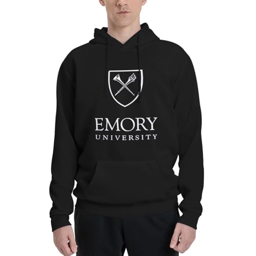 Emory University Couple'S Padded Hooded Sweatshirt Long Sleeve Adult Sweatshirt Unisex3