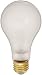 Satco S5012 12-Volt 75-Watt A21 Medium Base Light Bulb, Frosted,