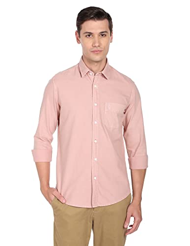 Image of U.S. POLO ASSN. Regular Fit Shirt for Men - 100% Cotton, Breathable & Comfortable, Full Sleeves Casual Shirt for Men