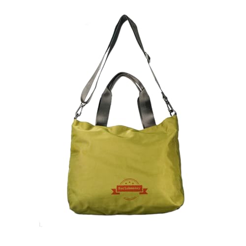 Waterproof Laptop Tote Bag for Women - Nylon Crossbody Shoulder Bag Travel Carry On, Messenger Bag with Adjustable Strap