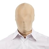 Cexiakong Zentai - Tuta unisex a corpo intero copricapo per cosplay, maschera estensibile, per feste e teatro, traspirante, senza faccia, morph Head Cloth Mask