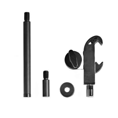 Austrian Audio DPH12 Mikrofonhalter für Schlagzeug und Percussion | Klemmt am Spannreifen der Trommel, Verlängerungsstange für bis zu 10 cm Höhe, 2 Schraubgelenke, für 3/8 Zoll Gewinde