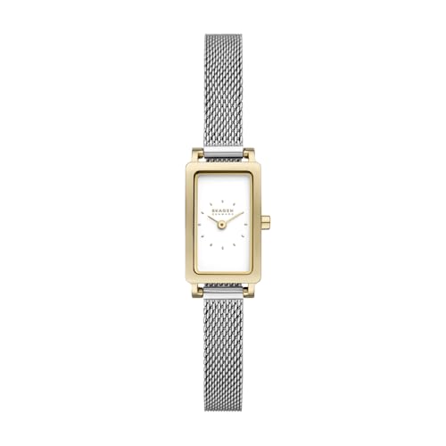 SKAGEN Hagen Watch for Women Quartz Two Hand Movement with Stainless Steel or Leather Strap