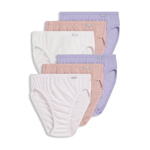 Image of Jockey Women's Underwear Plus Size 100% Cotton Elance French Cut - 6 Pack