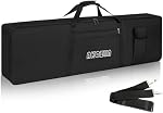 AKOZLIN 88 Clefs Case clavier électrique portable Piano Gig sac 600D Oxford Taille de vêtements 54.1"×6.69"×13.18", Noir