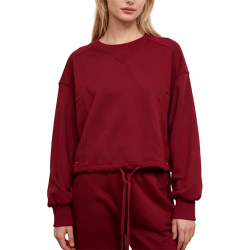 Pull à capuche léger femme idéal pour le sport doux et les balades