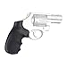Hogue OverMolded Rubber Monogrip for Colt Detective Special/Diamondback/King Cobra, Black - 48000
