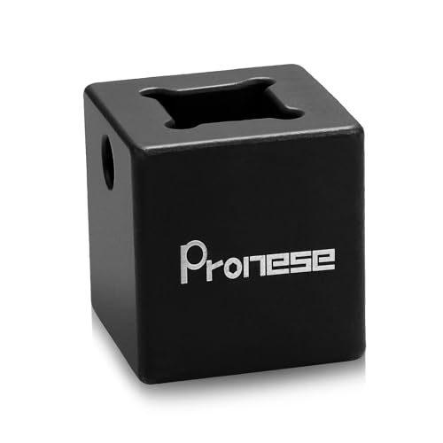 Pronese 1/2 Driver Plumbing Cleanout Plugs Wrench for 4 Inch Cleanout Plug Pipe Cleaning Tool Set for Slotted or Square Countersunk Drum Traps Heavy Duty CrMo Steel