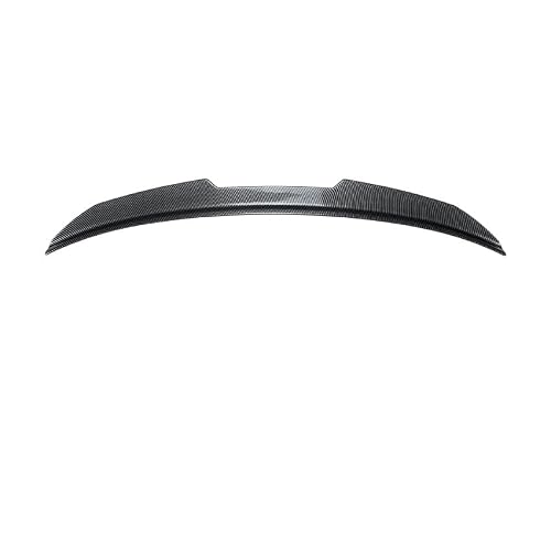 Btflkax Carbon Fiber Texture Car Rear Spoiler For Audi A5 F5 Coupe 2-Doors 2017-2024 Modified Psm, Rear Trunk Boot Lip Spoiler Rear Wing Body Kits Car Spoiler Rear Splitter Modification Accessories
