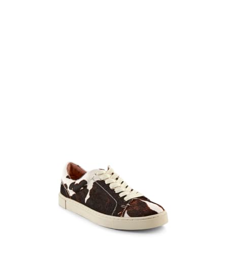 Image of Frye Ivy Low Lace Sneakers for Women - Removable Footbed Shoes - Leather Womens Casual Shoes - Crafted from Soft, Vintage Italian Leather with Removable Molded Footbed