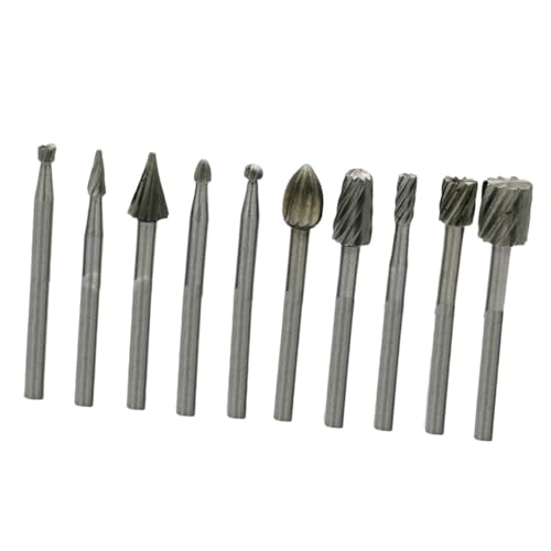 Set de 10 fresas rotativas para madera y aluminio miniatura 1