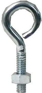 Tuercas De Perno De Ojo Acero Inoxidable 1/4" X 2" | Paquete De 10 | Hampton