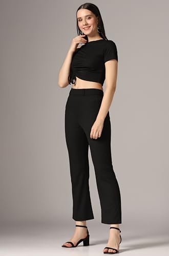 Image of TOPLOT co ord Set for Women Solid Top and Bottom