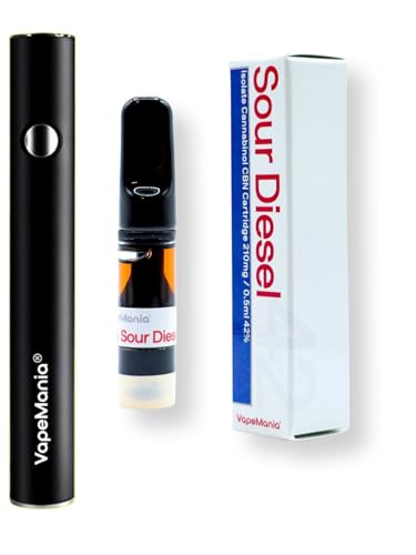 VapeMania CBN ���L�b�h �X�^�[�^�[ �Z�b�g SOUR DIESEL 42% 210mg 0.5ml �J�[�g���b�W �������� �j�R�`���Ȃ� �^�[���Ȃ� �I���W�i����d���t