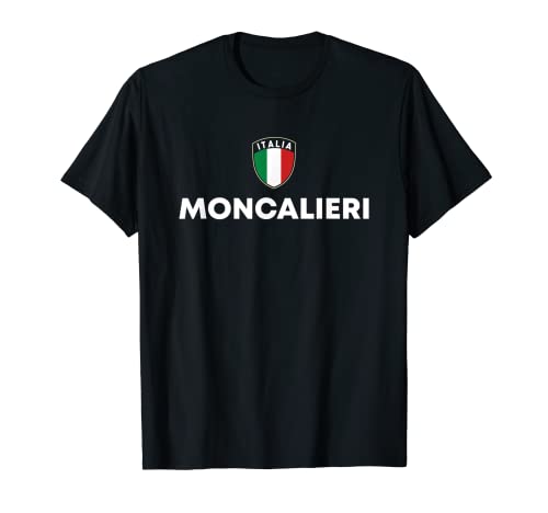 Moncalieri Italia Bandera Escudo Piemonte Roots Camiseta