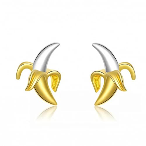 Petites boucles d'oreilles banane pour un mariage élégant