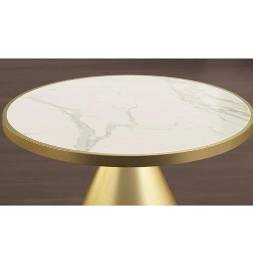 Table d'appoint ronde en ardoise meuble de bout de canapé