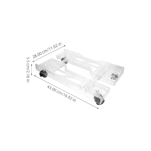 Soporte para CPU bajo el escritorio con ruedas móviles ajustable para torre de computadora, ideal para oficina en casa miniatura 2