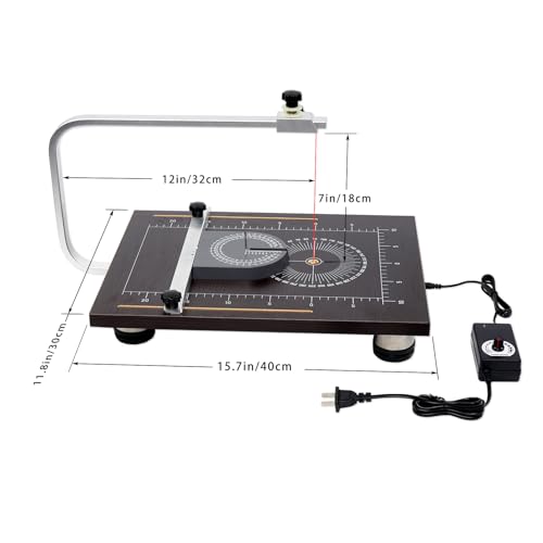 24W Hot Wire Foam Cutter Table, Precision DIY Craft Tool with Adjustable Temperature Precision Cutting Tool for Styrofoam and Other Foam Materials