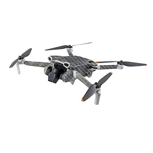 Image of MightySkins Carbon Fiber Skin Compatible with DJI Mini 3 - Stormy Marble | Protective, Durable Textured Carbon Fiber Finish | Easy to Apply | Made in The USA