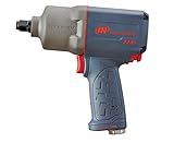 Ingersoll Rand 2235QTiMAX 1/2” Drive Air Impact Wrench – Quiet Technology, 1,300 ft-lbs Powerful Torque Output, Lightweight, Titanium Hammer Case, Gray