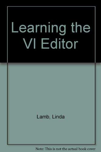 Learning the VI Editor: 9780937175170: Computer Science Books @ Amazon.com