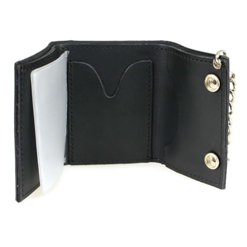 Hot Leathers Skeleton Finger Tri-Fold Wallet WLB1022-4"4