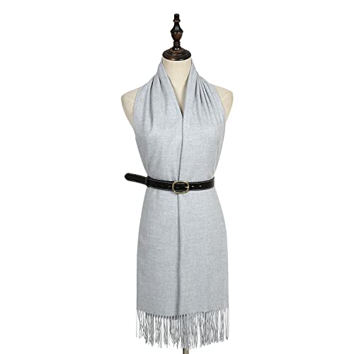 Image of RIIQIICHY Women's Fringe Shawl Wrap Pashmina Scarf for Wedding Evening
