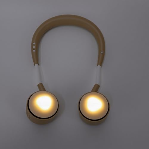 Luz de cuello LED recargable Diyeeni manos libres con ventilador 7