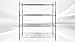 Elite Kitchen Supply Commercial Chrome Wire Shelving Rack, All Stainless-steel Heavy Duty 4 Tier Wire Shelf W60xD18xH71, for Storage ETL