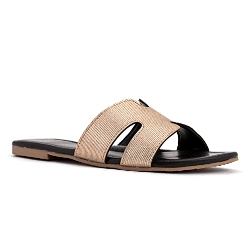 Image of CLEO By Khadim's Synthetic Grey Slip-On Flats For Women