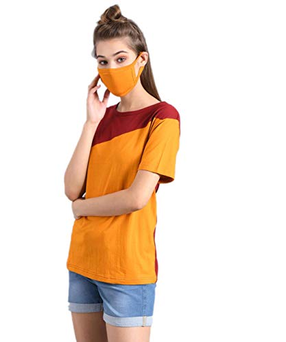 Image of KOTTY Women's Solid Regular Fit T-Shirt