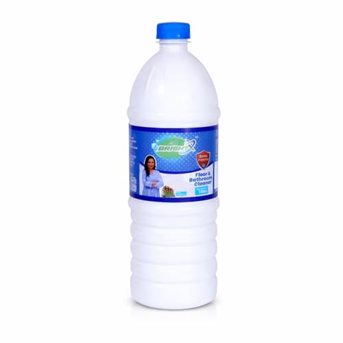 Image of BrightX Pine Phenyl 1 Litre | Disinfectant Floor Cleaner | Strong Pine Fragrance | Kills Germs & Bacteria | Ideal for Home, Office & Bathroom Cleaning