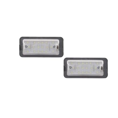 Eshgtuo Luz de la Placa del Auto Para Fiat Para 500 Para Abarth 2007 2020 6000K Xenón Luz LED Matrícula Luces Sin Error 2 Piezas La luz de la matrícula