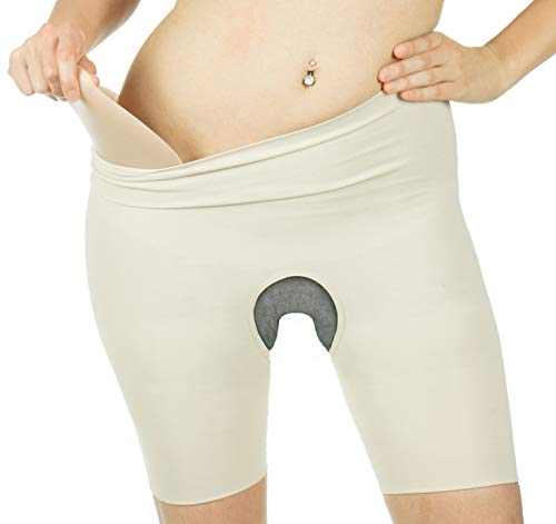 Sculptress Crotchless Hip Shapewear Girdle for Women - Shape âN Go - Tummy control Nude