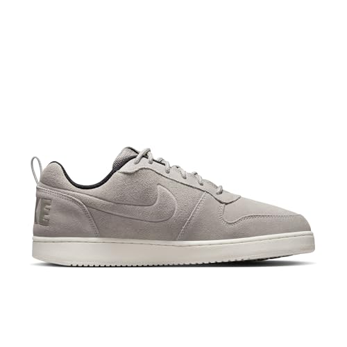 Image of Nike Men Court Borough Low PREM Cobblestone /Cobblestone-Black Basketball Shoes 6 UK