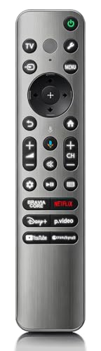 Replacement for Sony TV Remote for Sony Bravia Google 4K LED OLED Smart TV Control with Voice & Backlit