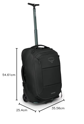 Osprey Bagagem de mão Ozone 2 rodas 40L/54,6 cm, preta