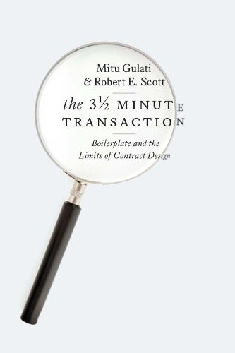 The Three and a Half Minute Transaction: Boilerplate and the Limits of Contract Design (Chicago Series in Law and Society)