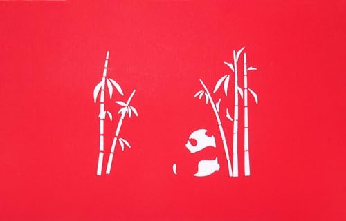 Carte de vœux Panda – « Panda ours & bambou » – Carte pop-up 3D avec pandas comme carte d'anniversaire, carte d'invitation, souvenir de Chine et chèque cadeau – vue 6