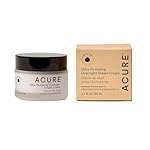Acure Ultra Hydrating Overnight Dream Cream - Night Cream, Calming & Hydrating Face Moisturizer for Women & Men, Soothing Skincare Lotion w/ Melatonin & Hemp Seed Oil, Vegan, Cruelty Free - 1.7 fl oz