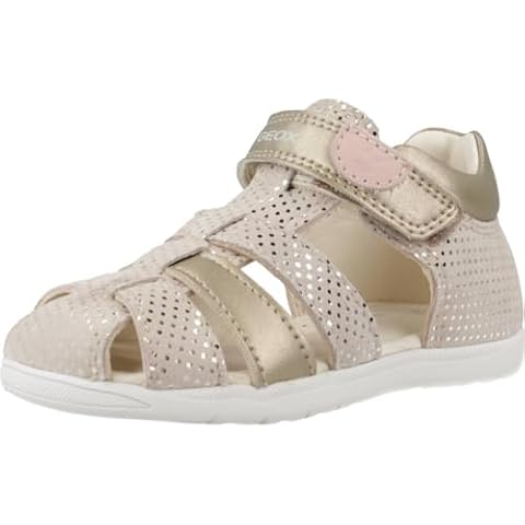 Geox Baby Girls B Sandal Macchia Gir in Beige Gold Cover
