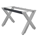 GGMMÖBEL Juana | Querstreben Verbinder | Edelstahl | Länge: 123 cm | Materialstärke: 1,5mm | Vierkantrohr: 20x60mm | Traglast: 400kg