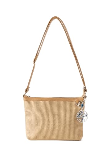 Bolso de playa de crochet para mujer, tote boho tejido miniatura 1