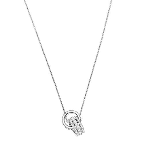Preisvergleich Produktbild Swarovski Further Anhänger für Frauen, weißes Kristall, rhodiniert