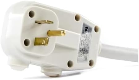 Close-up of the power plug for the Amana Distinctions PTHP unit, showing a 200-240V configuration.