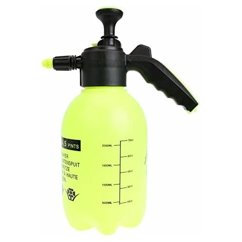 SASHTECH 2L Garden Hand Pump Sprayer - Portable Pressure Spray Bottle Water Weed Chemical Cover