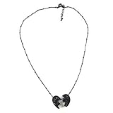  Poizen Industries Halskette Broken Heart Black